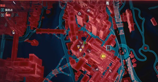 赛博朋克2077扭扭街橙装短裙位置图文介绍 2077夜店地点汇总快速怎么进