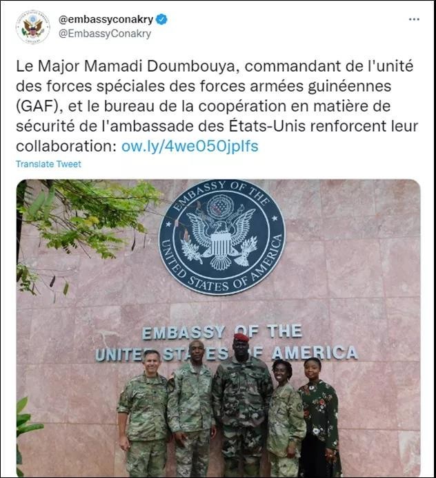 几内亚政变，一张照片把美国牵出来了……