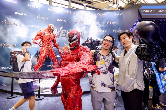 漫威人气超英毒液亮相ChinaJoy 点燃现场气氛
