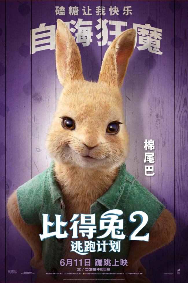 《比得兔2：逃跑计划》萌兔天团登场治愈不开心
