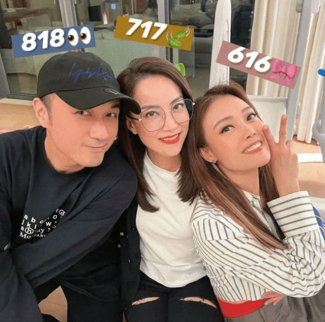 容祖儿晒与古巨基父子合影 陈韵晴52岁高龄产子