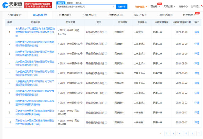 因侵权被多次起诉 更美App被判赔偿杨洋4万