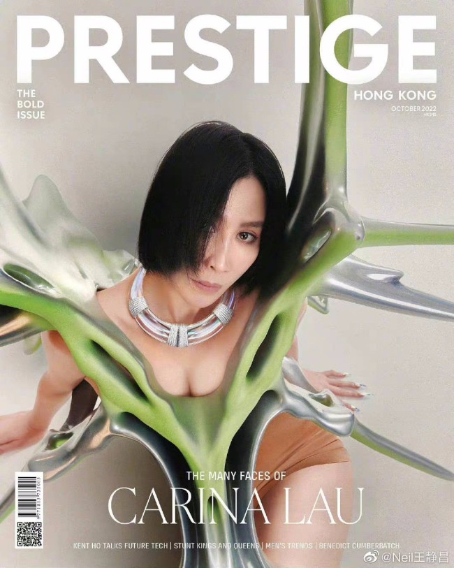 刘嘉玲Prestige十月刊 竟然被网友质疑撞脸那英？