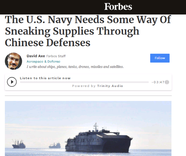 &quot;都是中国逼的&quot; 美国未来战舰竟要沦落到这种地步