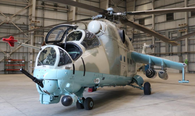 阿富汗政府军装备的米-24武装直升机。&lt;br&gt;&lt;br&gt;