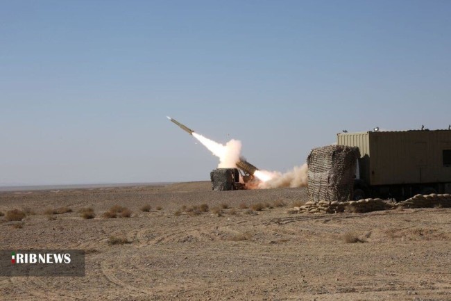 伊朗媒体公布的“梅萨德-16”防空系统试射现场