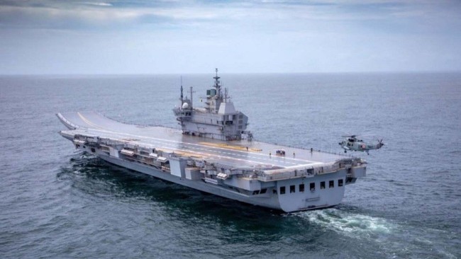 印度第三艘航母吨位将“缩水”，无人机上舰作战