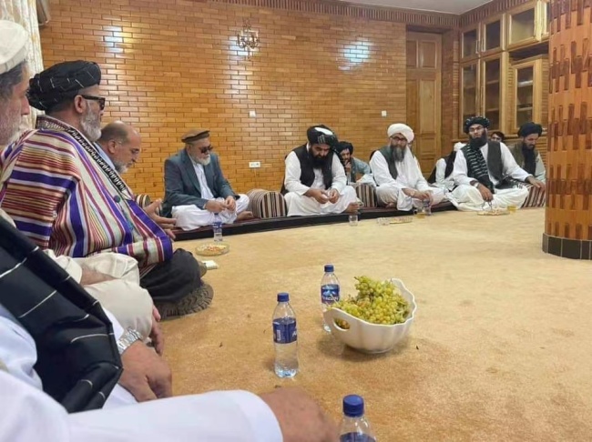 阿富汗塔利班代表团与反塔利班力量举行会谈