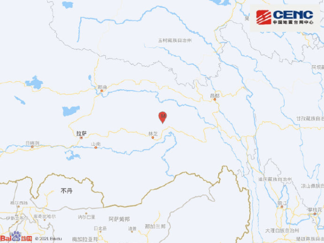 西藏林芝波密县发生4.2级地震 震源深度10千米