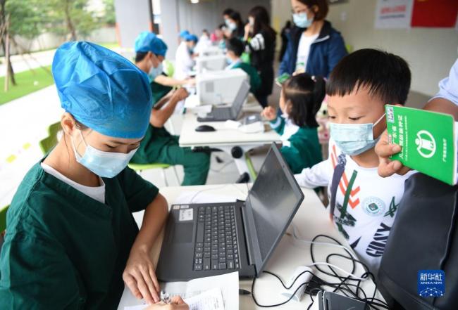 广州全面启动3至11岁儿童新冠疫苗接种工作