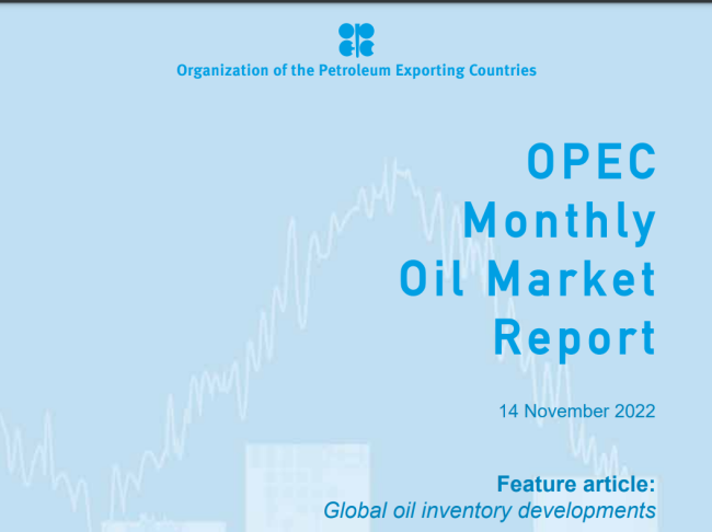OPEC月报：近半年第五次下调需求预期 警告“巨大不确定性”将至